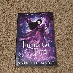 Immortal Fire Book red winter trilogy book 3 by Annette Marie